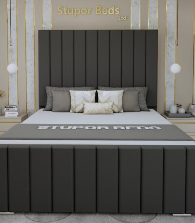 double velvet bed with storage