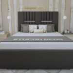 velvet fabric bed