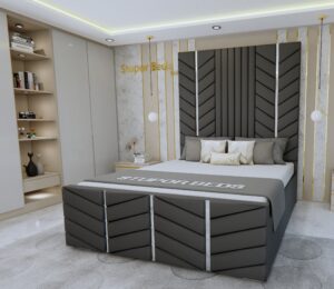 Alcea Queen Strip Bed