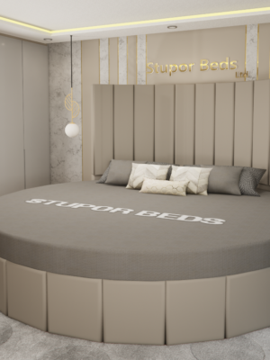 ROUND BED-1 MINK