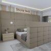 Panel TV Bed