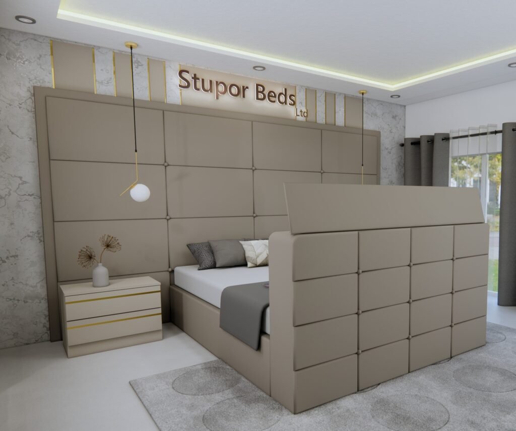 Panel TV Bed