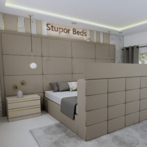 Peri TV Panel Bed