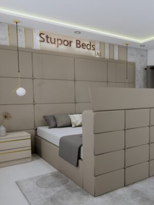 Panel TV Bed