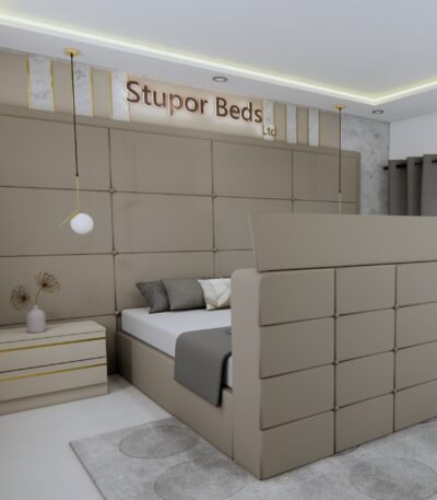 Panel TV Bed
