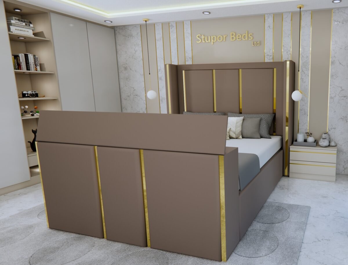 Siyah TV Strip Bed - Image 3