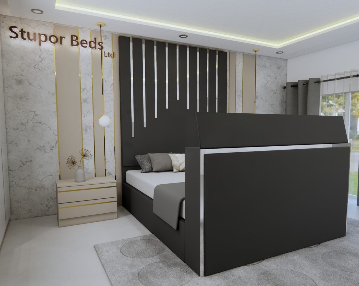 Selin TV Queen Bed - Image 3