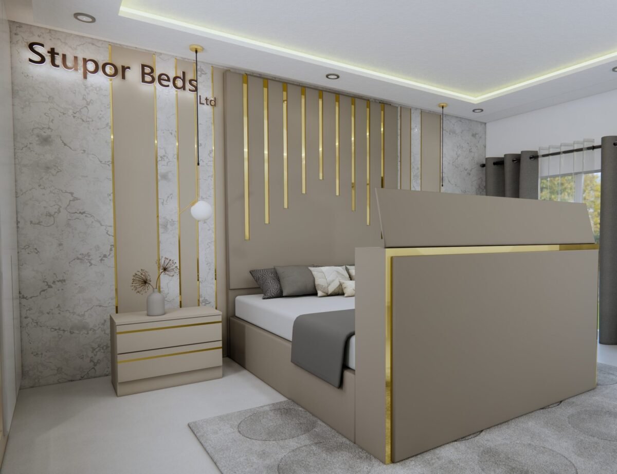 Selin TV Queen Bed - Image 4
