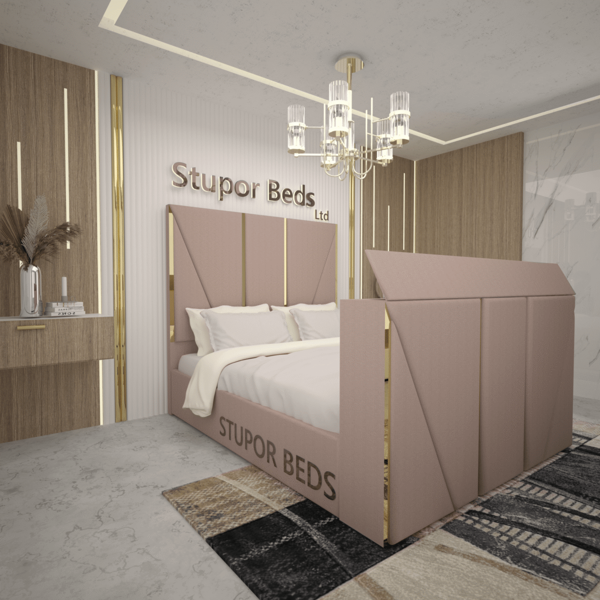Dilara TV Strip Bed - Image 2