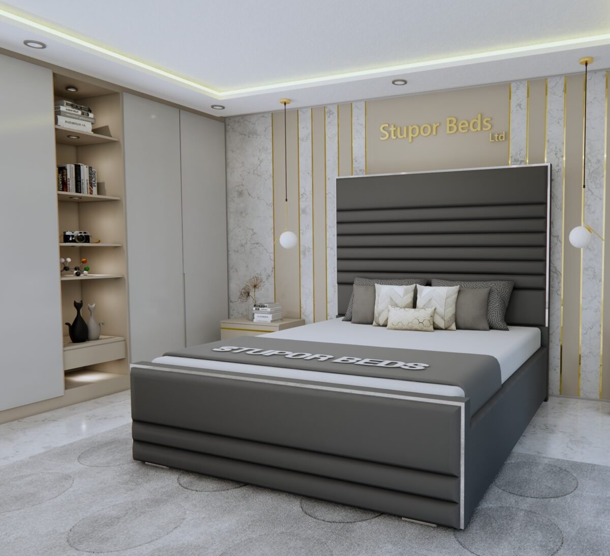 Nika Strip Bed - Image 3