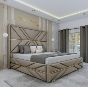 Amri Velvet Bed