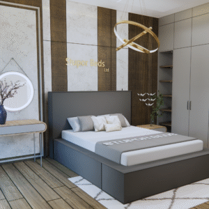 Denis Velvet Bed