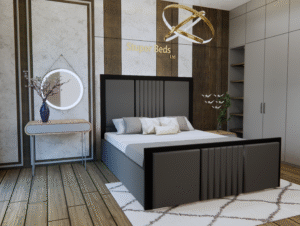 Wazliya Velvet Wing Bed