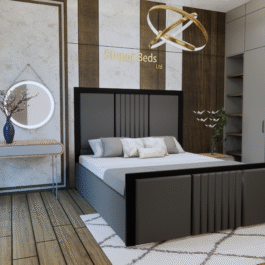 Wazliya Velvet Wing Bed