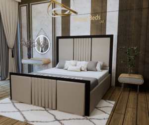 Wazliya Velvet Wing Bed