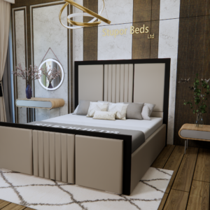 Wazliya Velvet Wing Bed