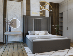 Katia Velvet Wing Bed