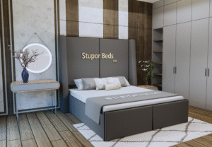 Nelli Velvet Wing Bed