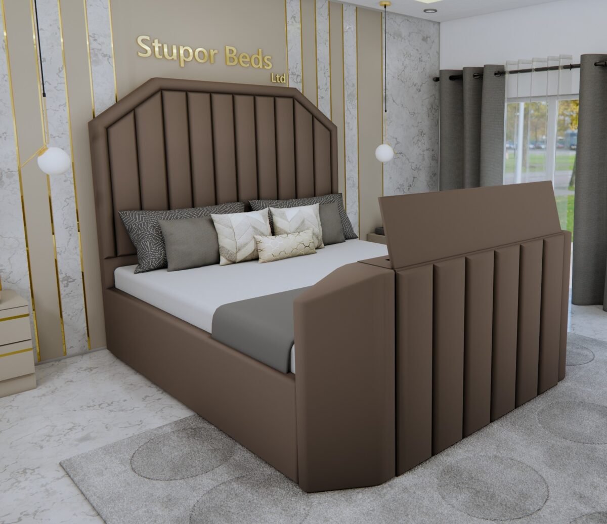 Fabric TV Bed​