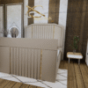 TV BED-18 MINK Gas Lift TV Bed