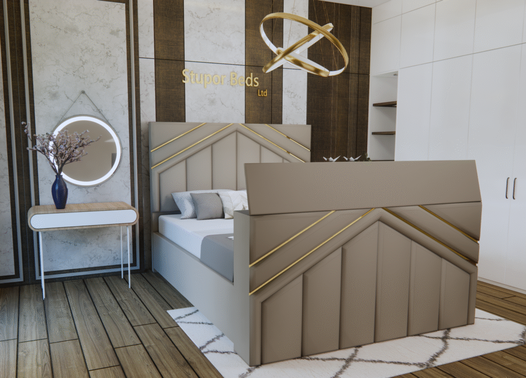 Superking Bed with TV
