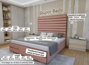 Mila Velvet Bed