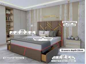 Rada Divan Strip Bed