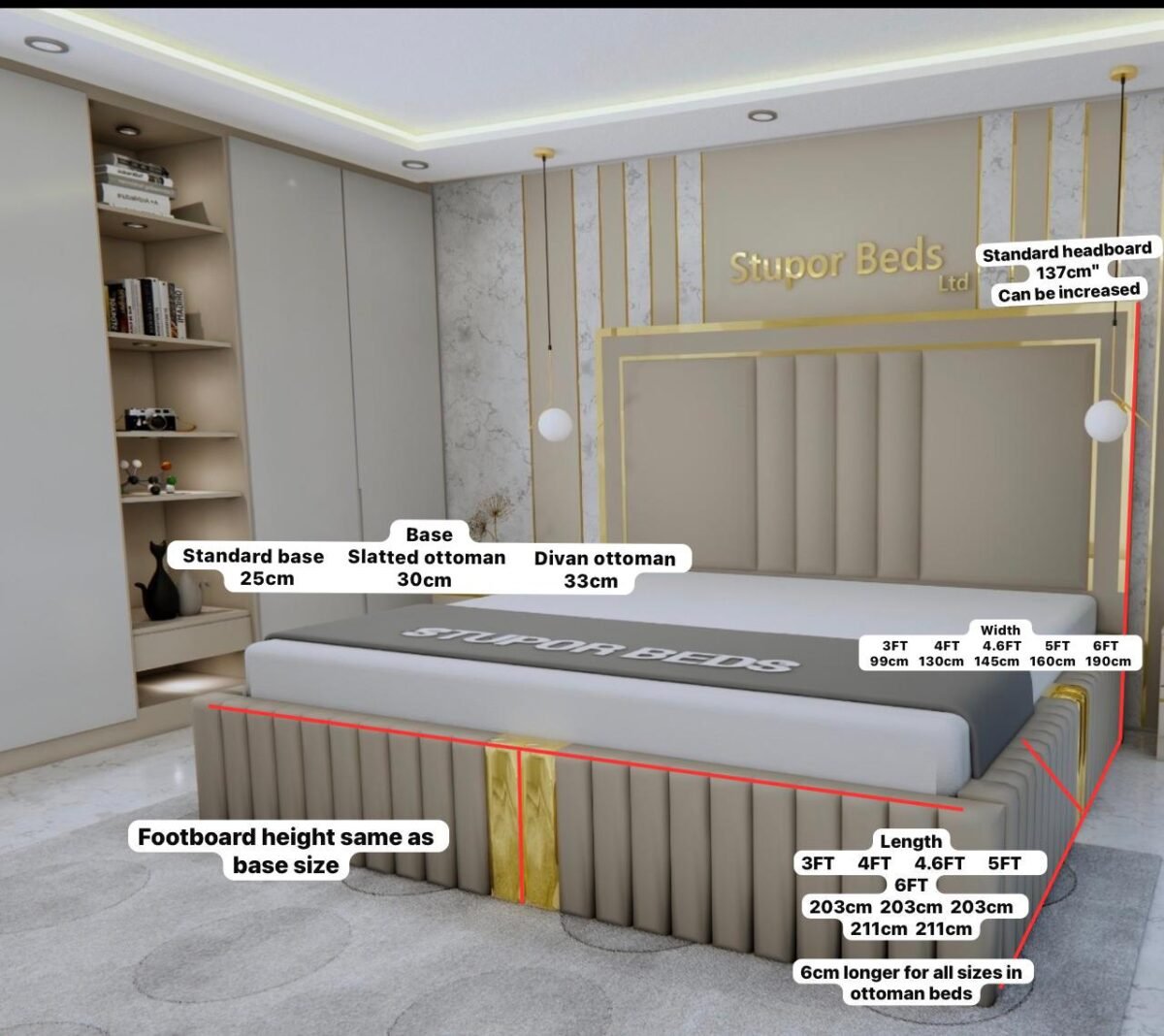 SerenStripBed_measurements