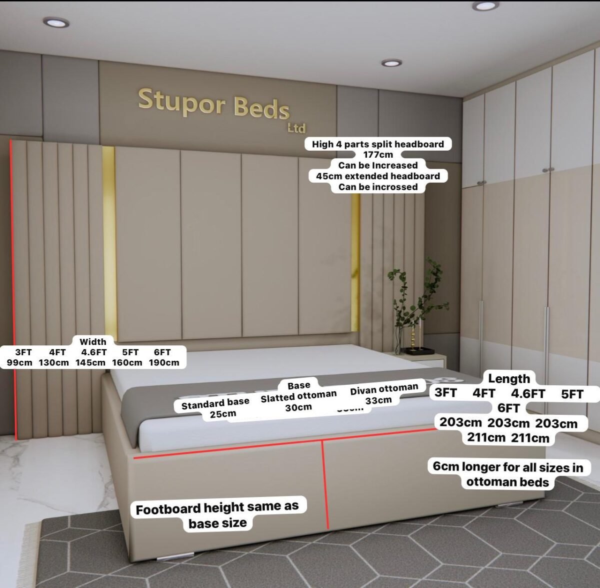 SolanaStripPanelBed_measurements