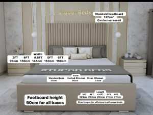 Izel Velvet Line Bed