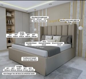 Betina Wing Velvet Bed