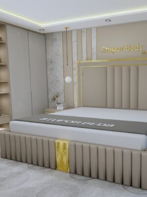 Naples Muave Strip Bed