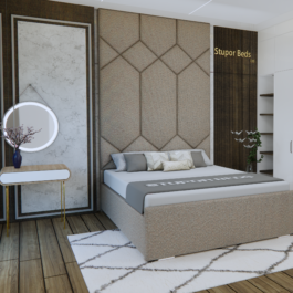 Sawyer Velvet Bed