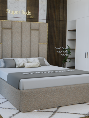 Naples Sand Velevet Bed