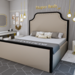 Velvet Bed free Delivery