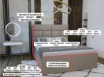 Ophelia Velvet Bed - Image 2