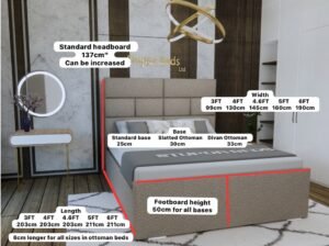 Ophelia Velvet Bed