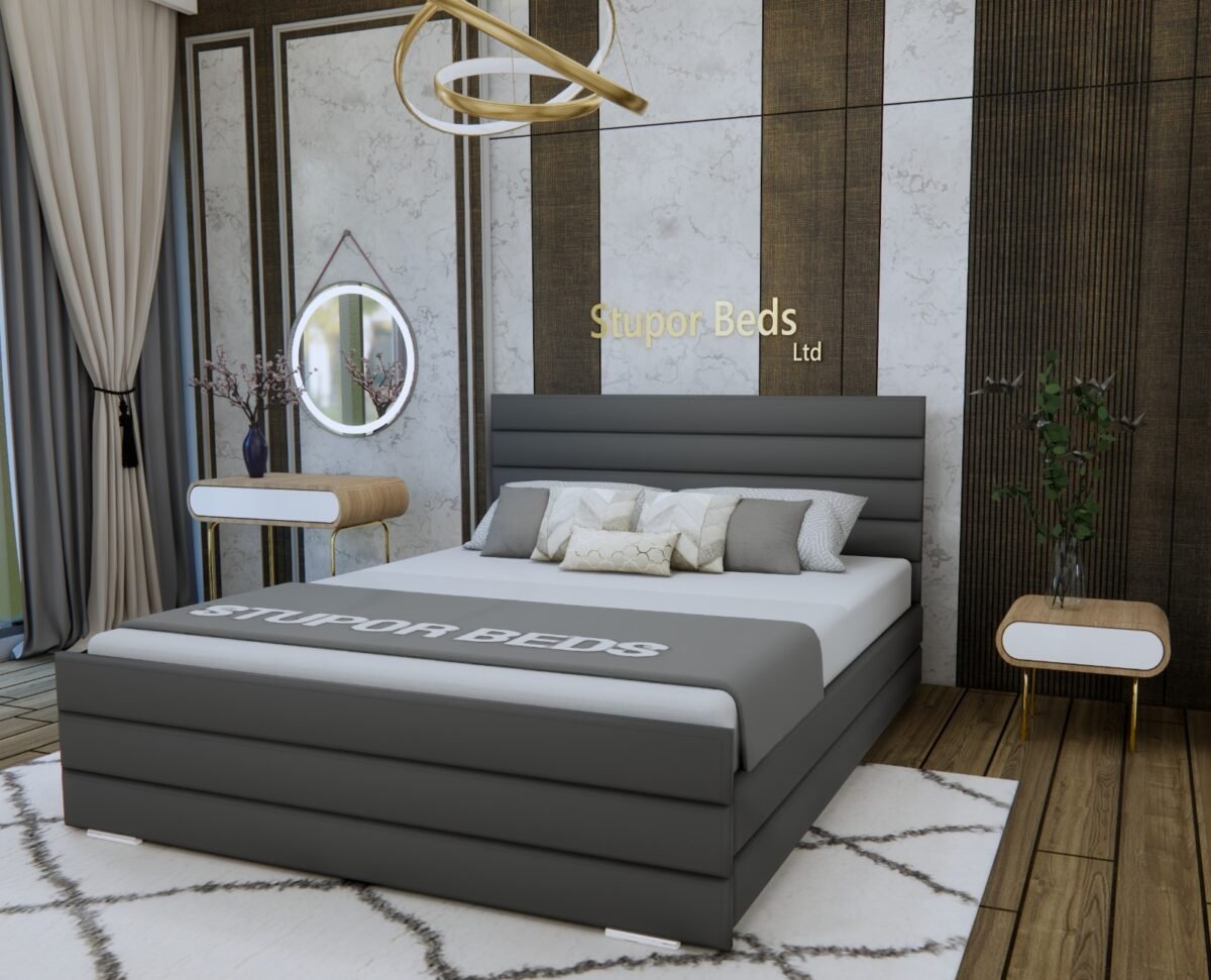 Lia Velvet Bed - Image 3