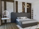 Reese Velvet Bed - Image 3