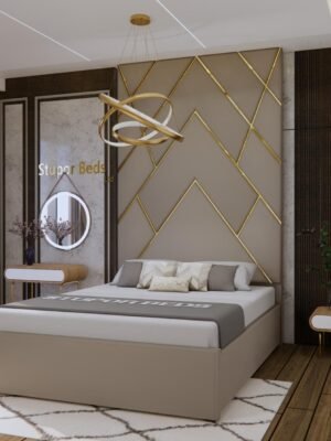 Chenille Fabric Strip Bed