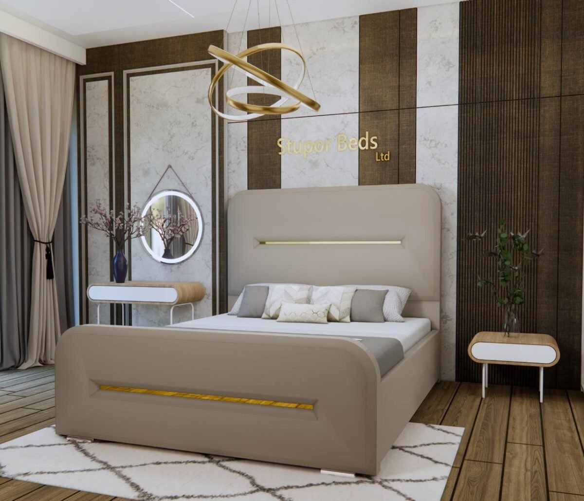 Wood Strip Bed