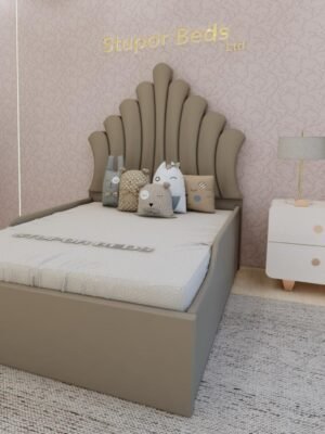 white kids bed​