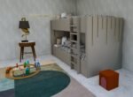 single bunk beds