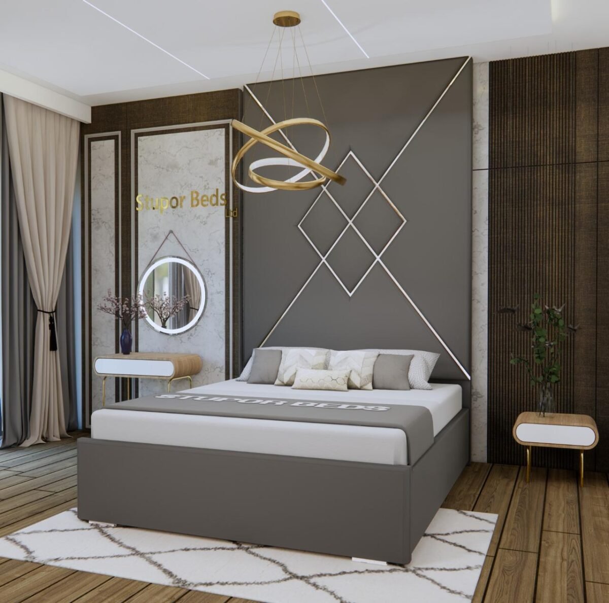 Charlie Strip Bed - Image 3