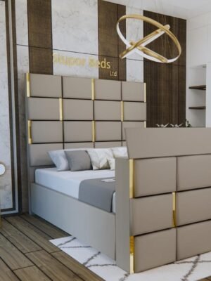silver TV Bed