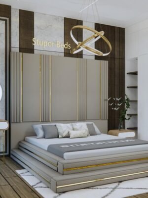 Linen Graphite bed