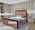 Jasfina Velvet Bed - Image 2
